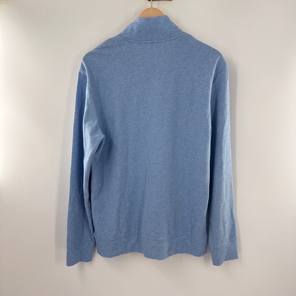 Vineyard Vines Performance Men's Size Small 1/4 Zip Pullover Blue Long Sleeve - Picture 5 of 8
